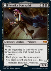 Henrika Domnathi // Henrika Infernal Seer [Innistrad: Crimson Vow] - MTG Single
