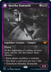 Henrika Domnathi // Henrika Infernal Seer [Innistrad: Double Feature] - MTG Single
