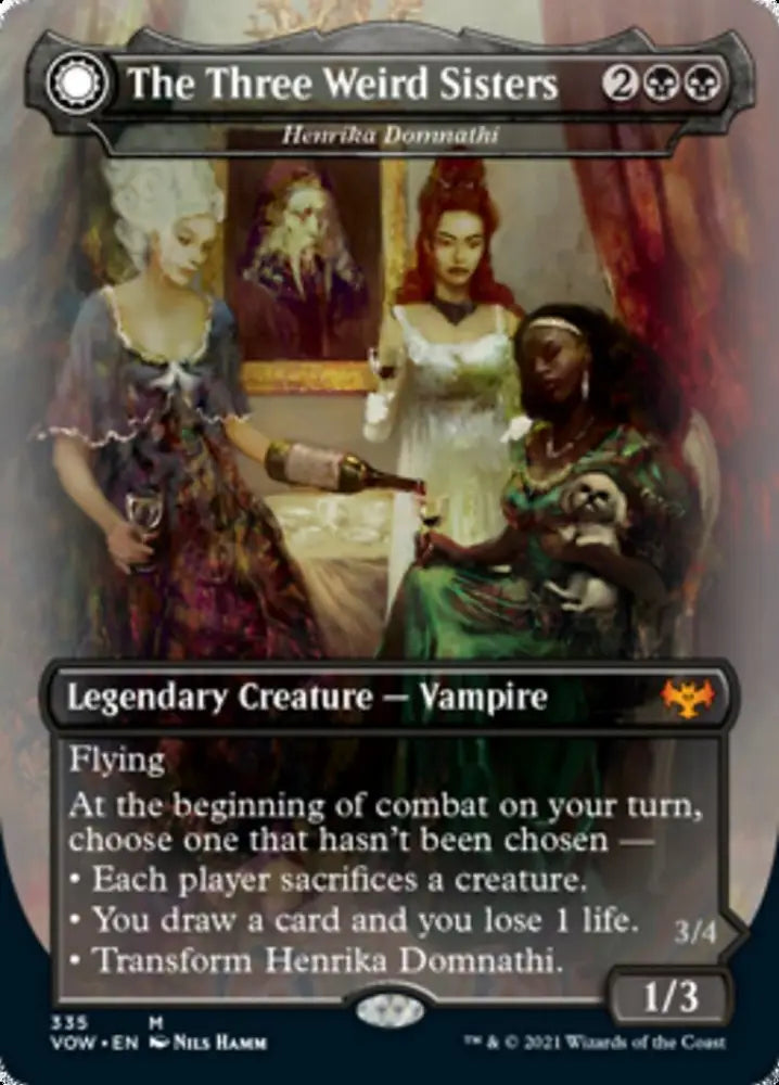 Henrika Domnathi // Henrika Infernal Seer - The Three Weird Sisters // Fiends of Darkest Night [Innistrad: Crimson Vow]