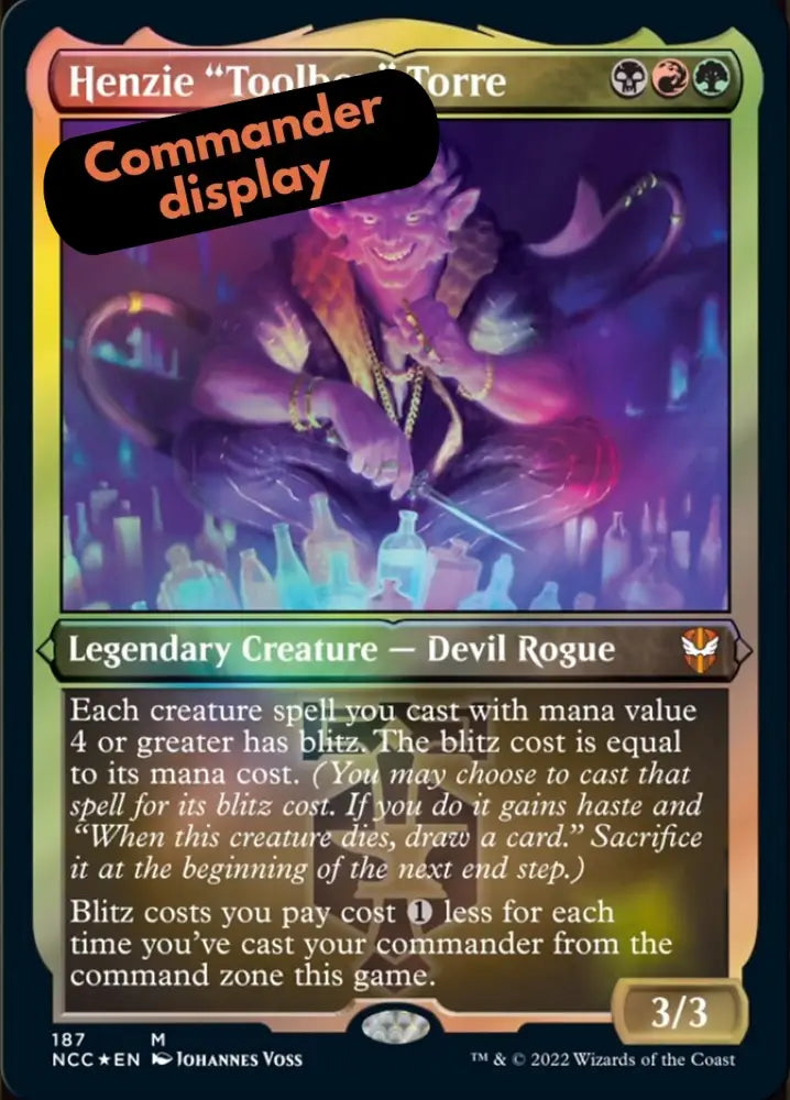 Henzie ’Toolbox’ Torre (Display Commander) [Streets of New Capenna Commander] - MTG Single