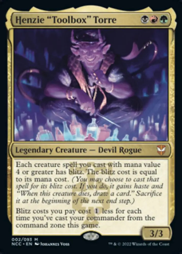Henzie ’Toolbox’ Torre [Streets of New Capenna Commander] - MTG Single