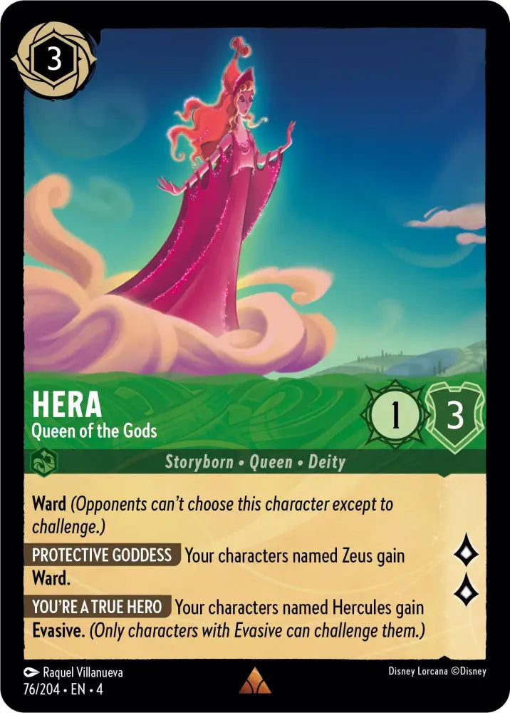 Hera - Queen of the Gods (76/204) [Ursula’s Return] - Lorcana Single