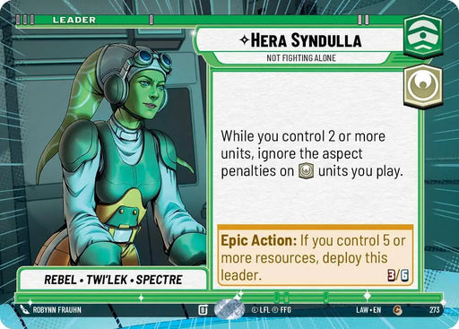 Hera Syndulla - Not Fighting Alone (Hyperspace) (273) [A Lawless Time]