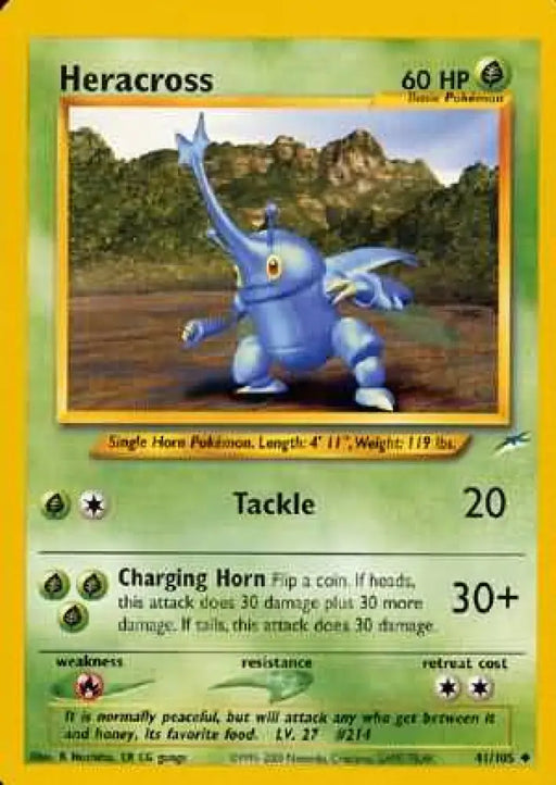 Heracross (41/105) [Neo Destiny Unlimited] - Pokemon Single