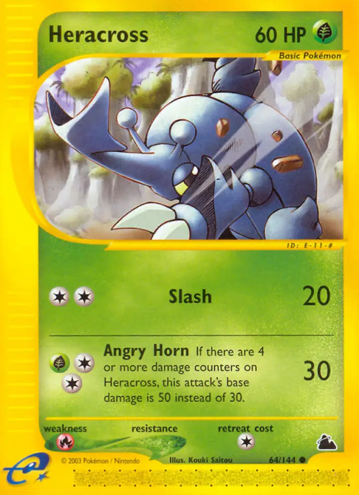Heracross (64/144) [Skyridge] - Pokemon Single