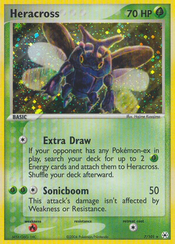 Heracross (7/101) [EX: Hidden Legends] - Pokemon Single