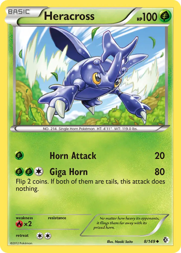 Heracross (8/149) [Black & White: Boundaries Crossed] - Pokemon Single