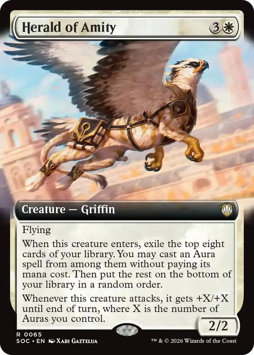 Herald of Amity (Extended Art) (65) [Secrets of Strixhaven Commander]