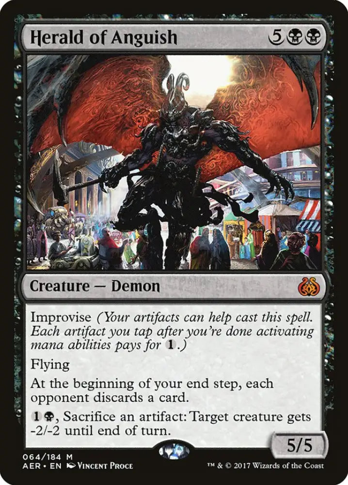 Herald of Anguish [Aether Revolt] - MTG Single