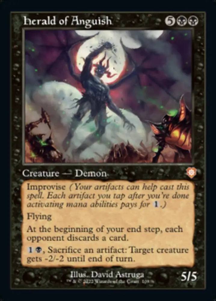 Herald of Anguish (Retro) [The Brothers’ War Commander] - MTG Single
