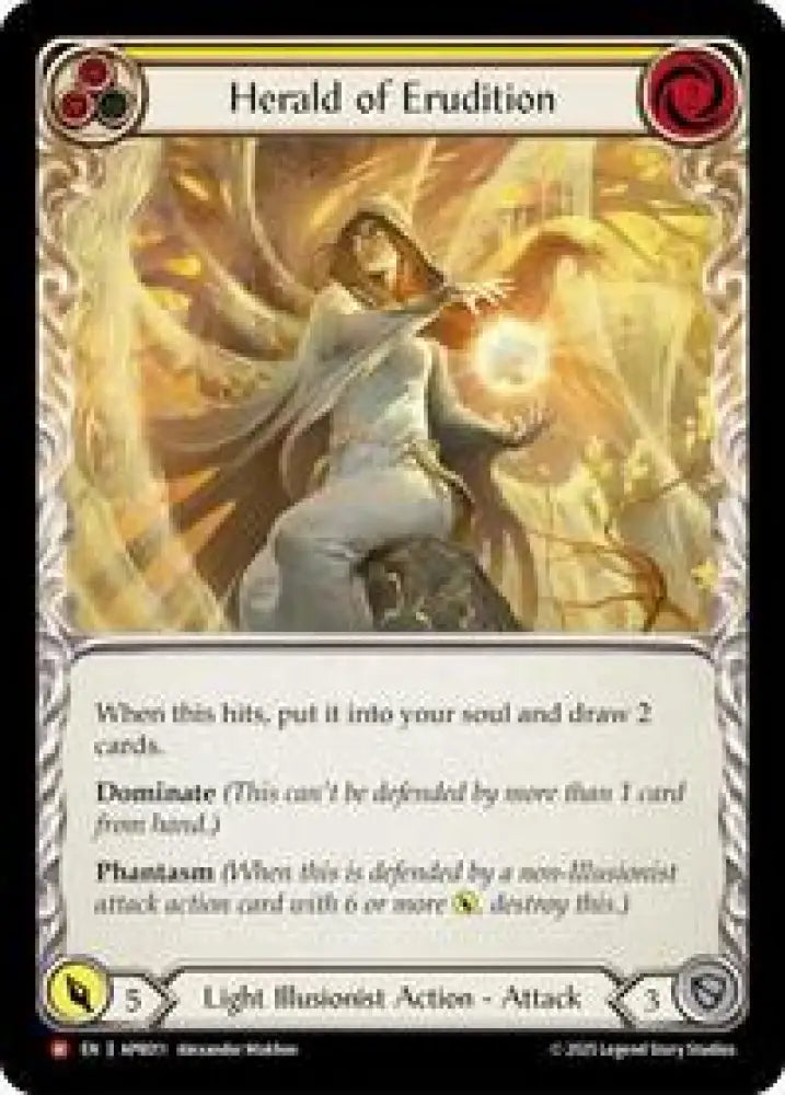 Herald of Erudition (APR011) [Armory Deck: Legends Prism]