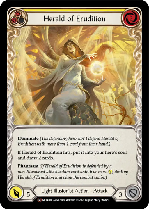 Herald of Erudition [Monarch Unlimited] Unlimited Rainbow Foil - Flesh And Blood Single