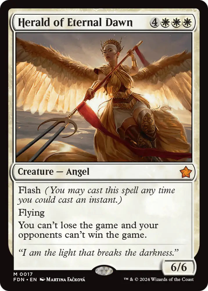 Herald of Eternal Dawn [Foundations] - MTG Single