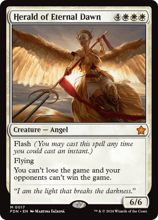 Herald of Eternal Dawn [Foundations] - MTG Single