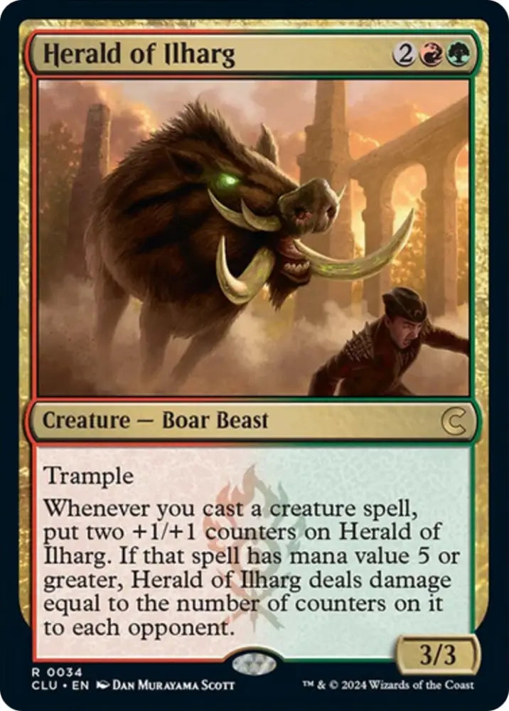 Herald of Ilharg [Ravnica: Clue Edition] - MTG Single