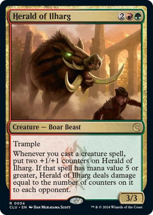 Herald of Ilharg [Ravnica: Clue Edition] - MTG Single
