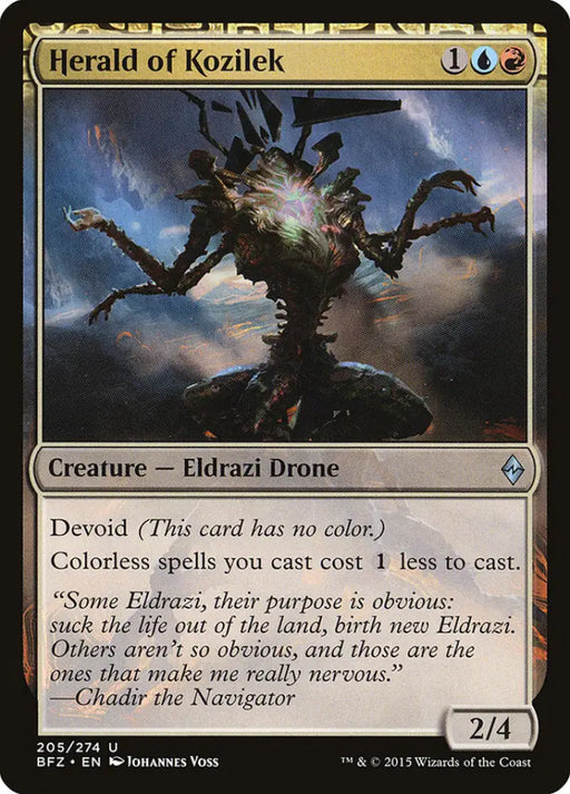 Herald of Kozilek [Battle for Zendikar] - MTG Single