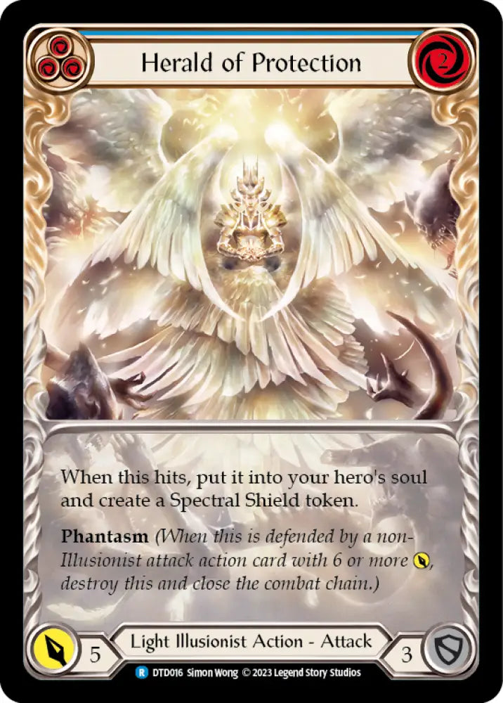 Herald of Protection (Blue) [Dusk Till Dawn] - Flesh And Blood Single