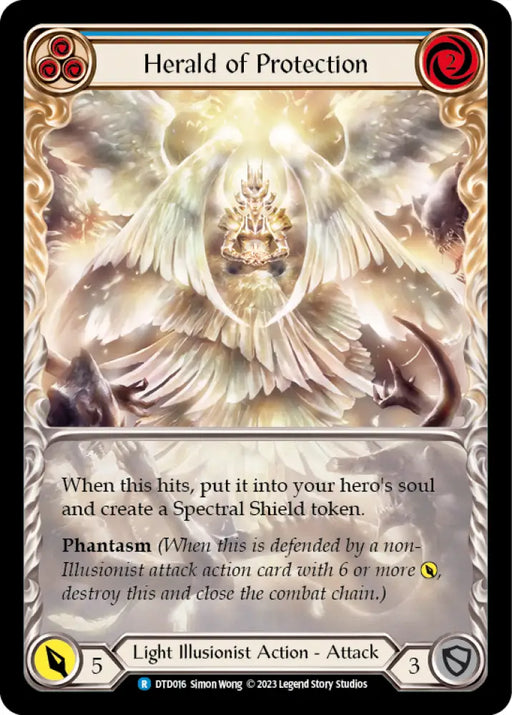 Herald of Protection (Blue) [Dusk Till Dawn] - Flesh And Blood Single