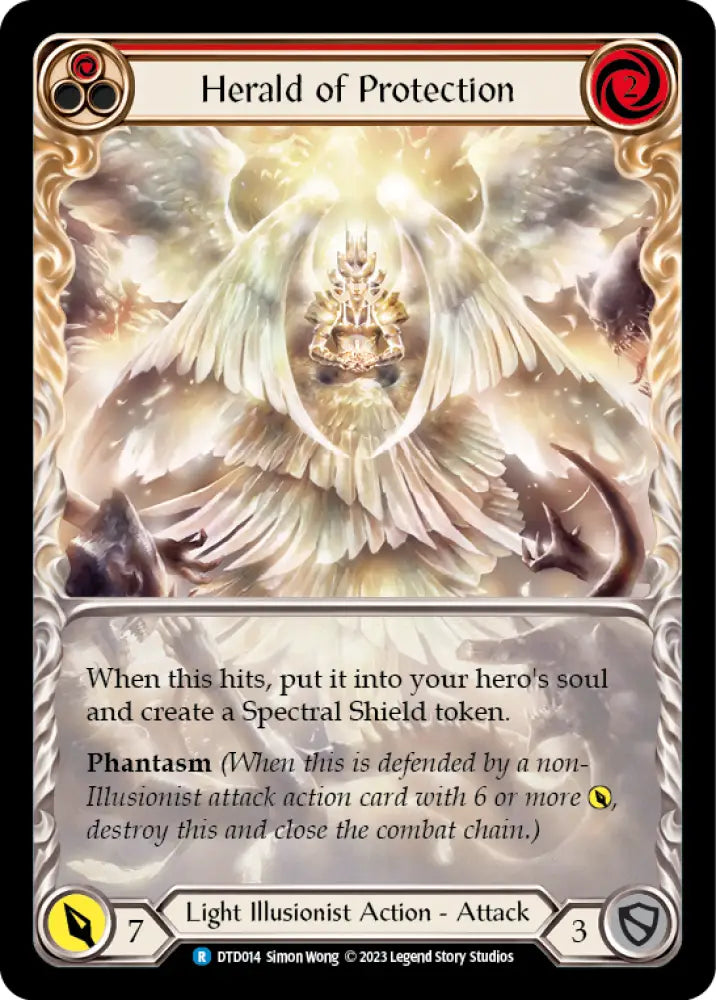 Herald of Protection (Red) [Dusk Till Dawn] - Flesh And Blood Single