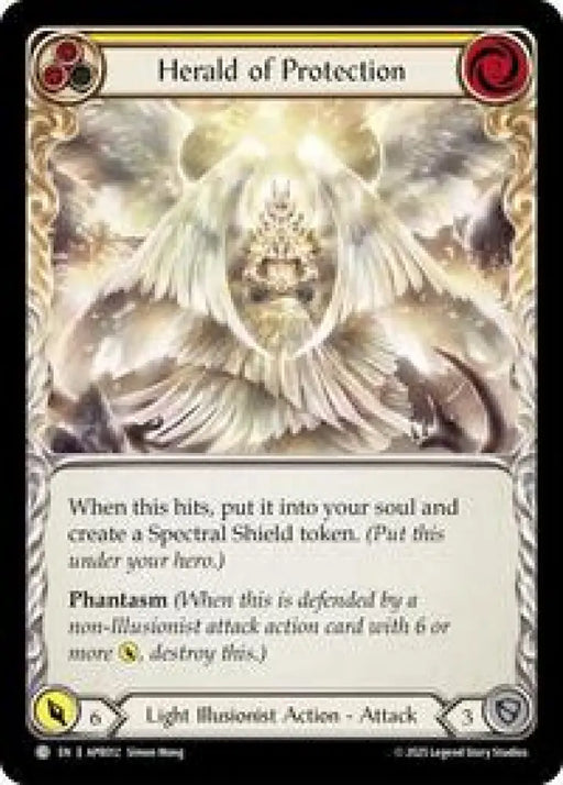 Herald of Protection (Yellow) (APR012) [Armory Deck: Legends Prism]