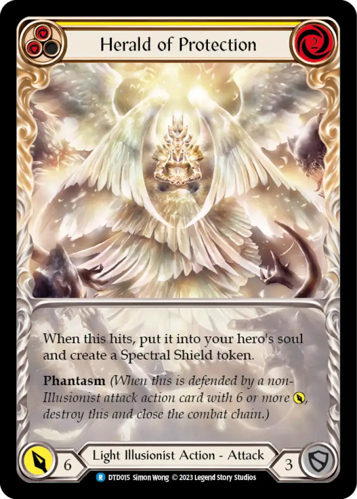 Herald of Protection (Yellow) [Dusk Till Dawn] - Flesh And Blood Single