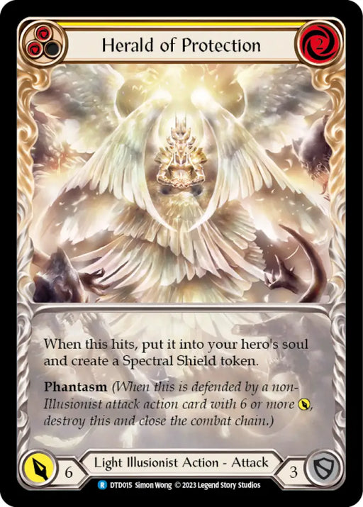Herald of Protection (Yellow) [Dusk Till Dawn] - Flesh And Blood Single