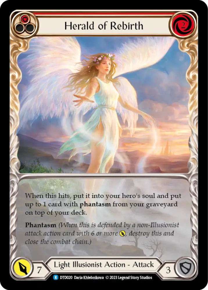 Herald of Rebirth (Red) [Dusk Till Dawn] - Flesh And Blood Single
