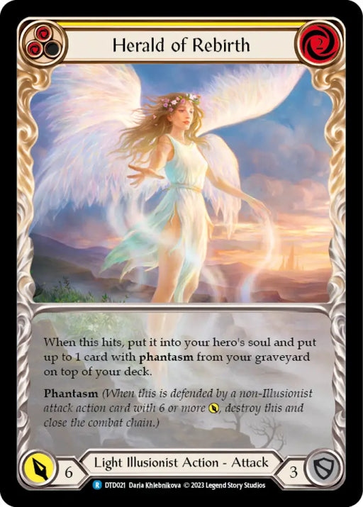 Herald of Rebirth (Yellow) [Dusk Till Dawn] - Flesh And Blood Single