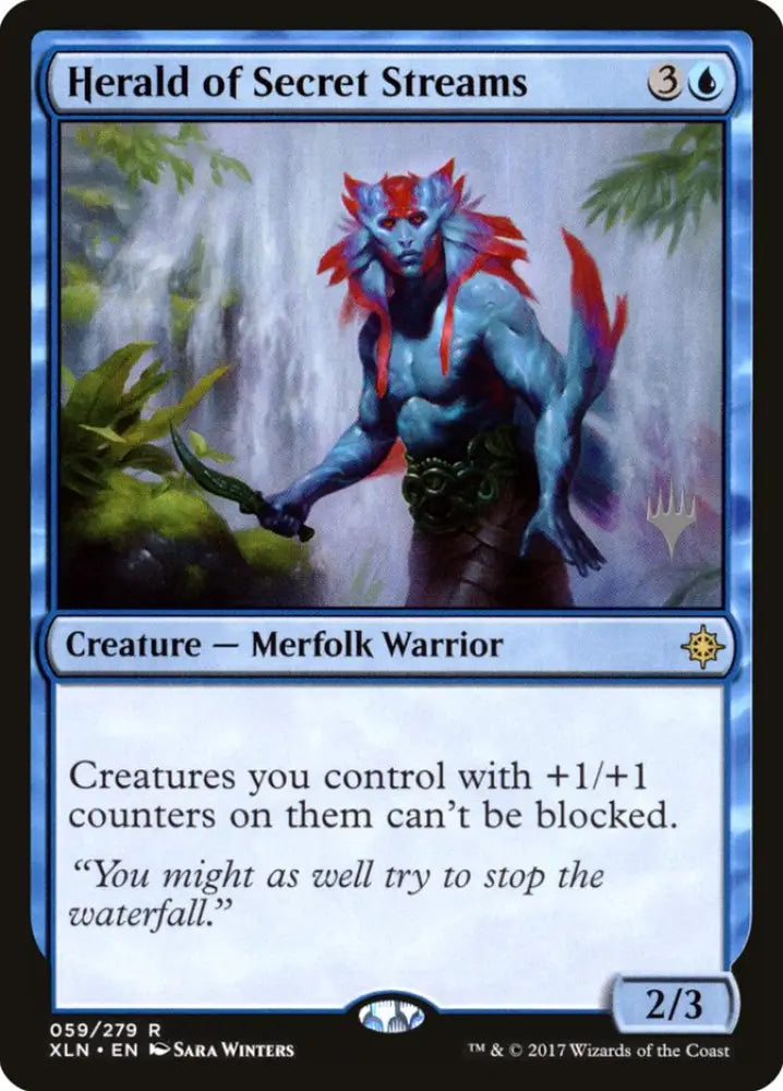 Herald of Secret Streams (Promo Pack) [Ixalan Promos] - MTG Single