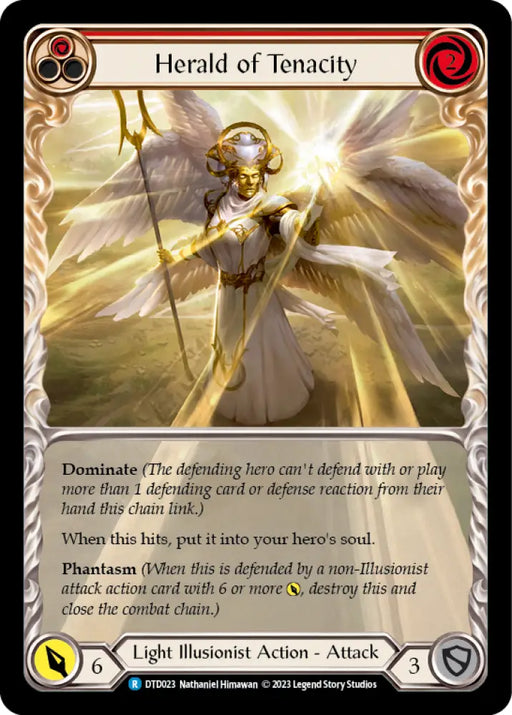 Herald of Tenacity (Red) [Dusk Till Dawn] - Flesh And Blood Single