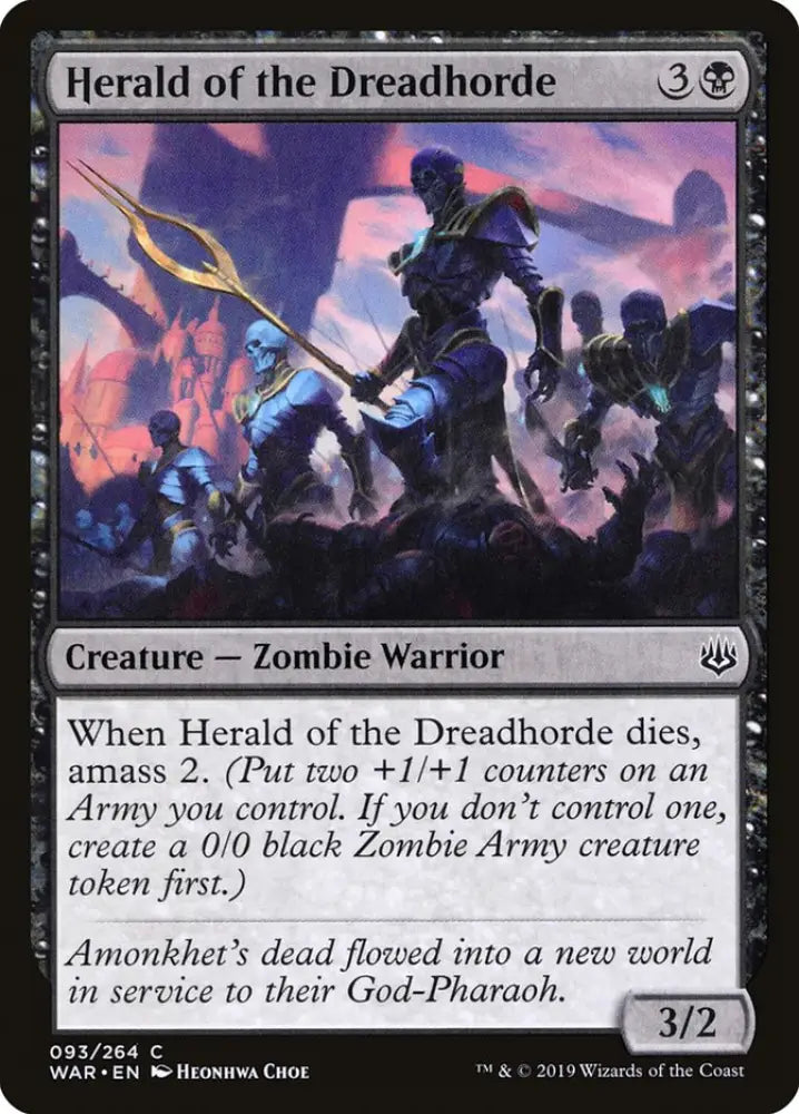 Herald of the Dreadhorde [War of the Spark] - MTG Single