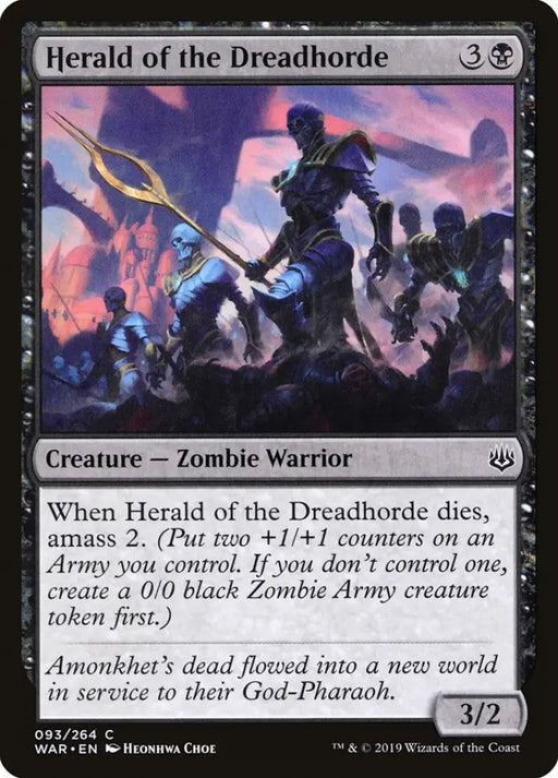 Herald of the Dreadhorde [War of the Spark] - MTG Single