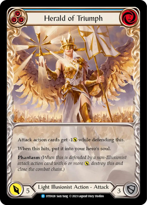 Herald of Triumph (Blue) [Dusk Till Dawn] - Flesh And Blood Single