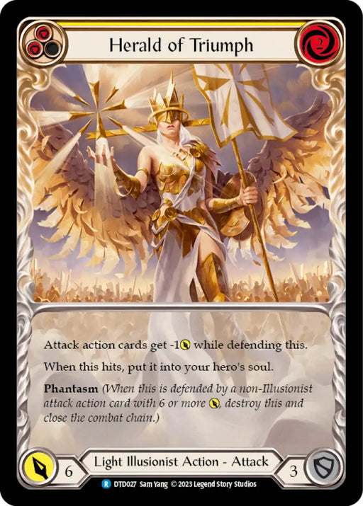 Herald of Triumph (Yellow) [Dusk Till Dawn] - Flesh And Blood Single
