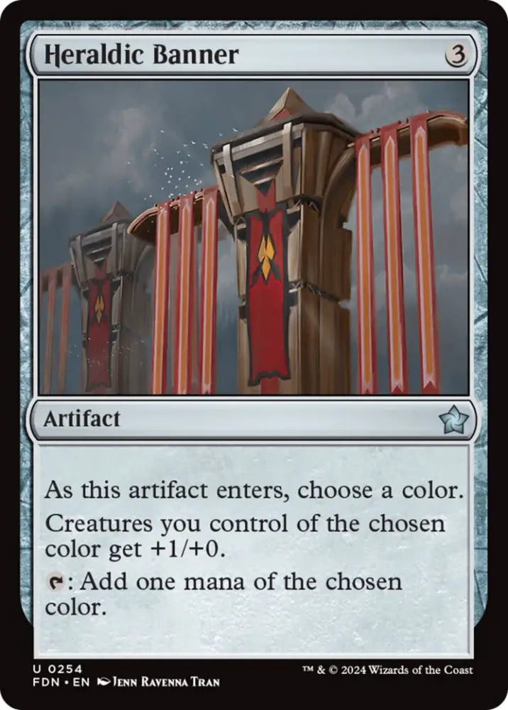 Heraldic Banner [Foundations] - MTG Single