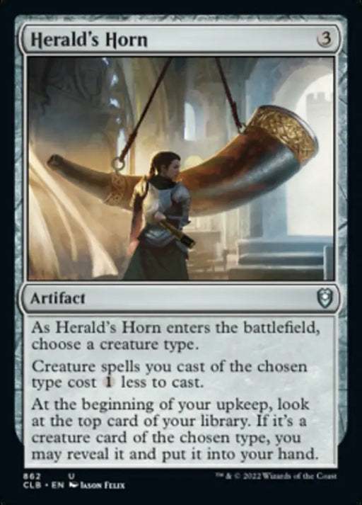 Herald’s Horn [Commander Legends: Battle for Baldur’s Gate] - MTG Single