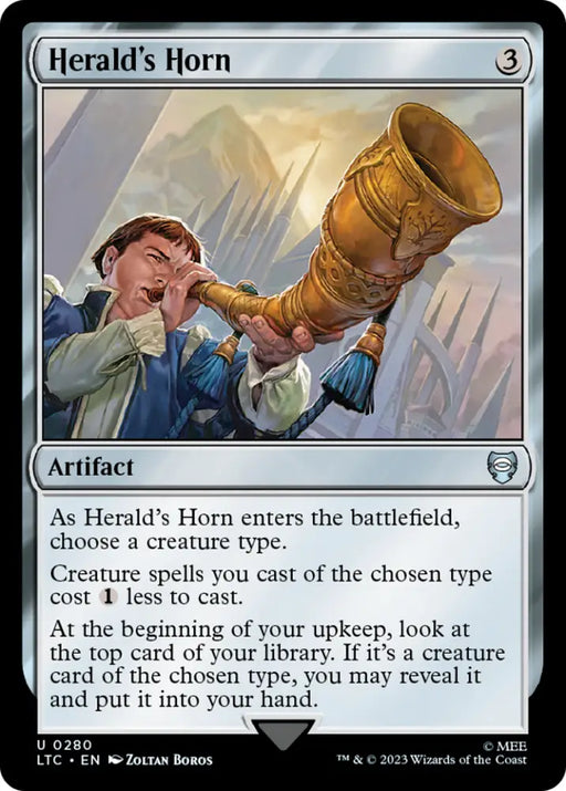 Herald’s Horn [The Lord of the Rings: Tales of Middle-Earth Commander] - MTG Single