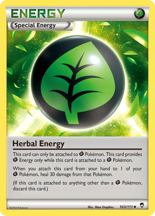 Herbal Energy (103/111) [XY: Furious Fists] - Pokemon Single