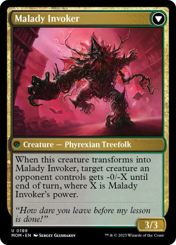 Herbology Instructor // Malady Invoker [March of the Machine] - MTG Single
