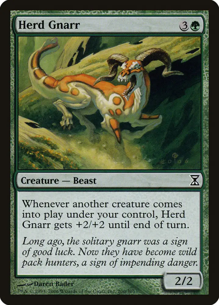 Herd Gnarr [Time Spiral] - MTG Single