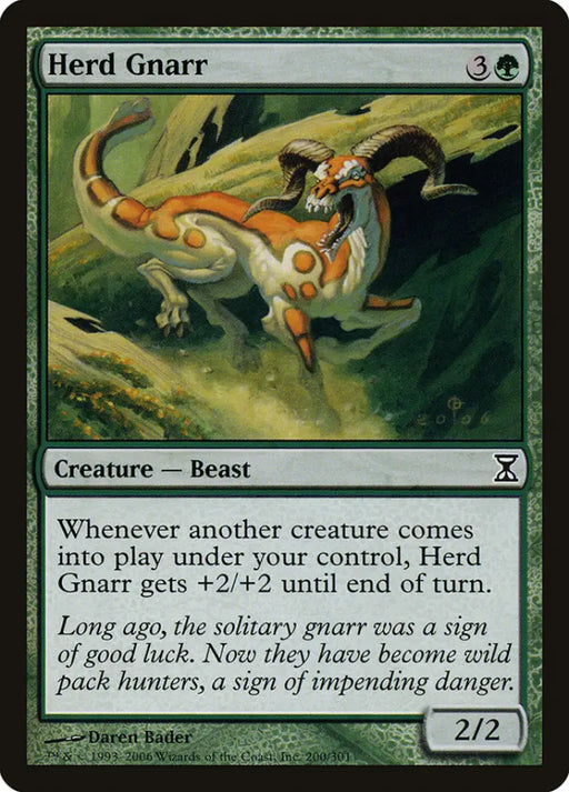 Herd Gnarr [Time Spiral] - MTG Single