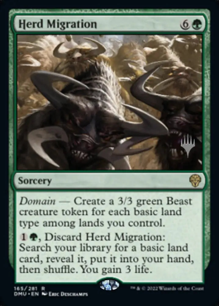 Herd Migration (Promo Pack) [Dominaria United Promos] - MTG Single