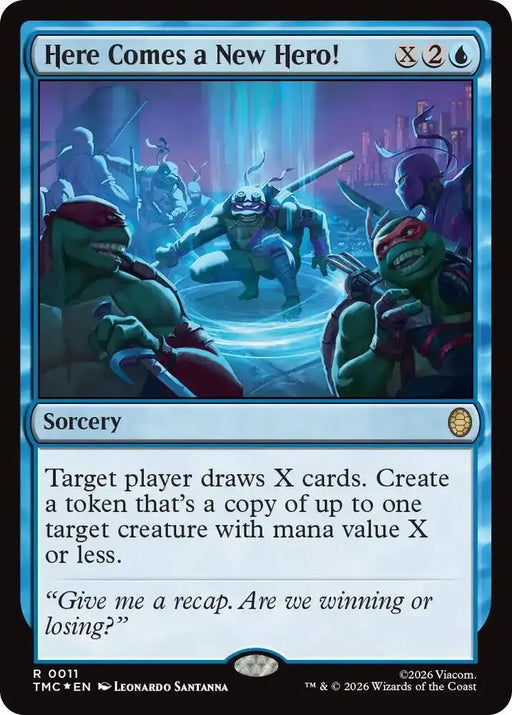 Here Comes a New Hero! (Surge Foil) (11) [Teenage Mutant Ninja Turtles Commander]