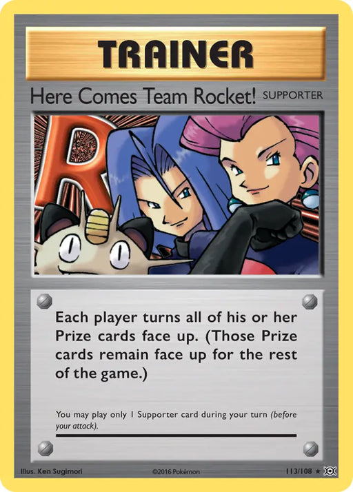 Here Comes Team Rocket! (113/108) [XY: Evolutions] - Pokemon Single