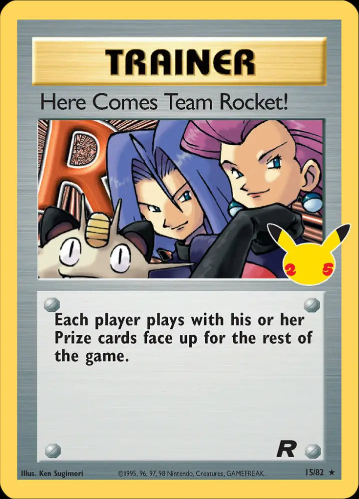 Here Comes Team Rocket! (15/82) [Celebrations: 25th Anniversary - Classic Collection] - Pokemon Single