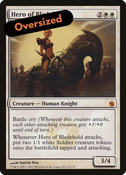 Hero of Bladehold (Oversized) [Oversize Cards] - MTG Single
