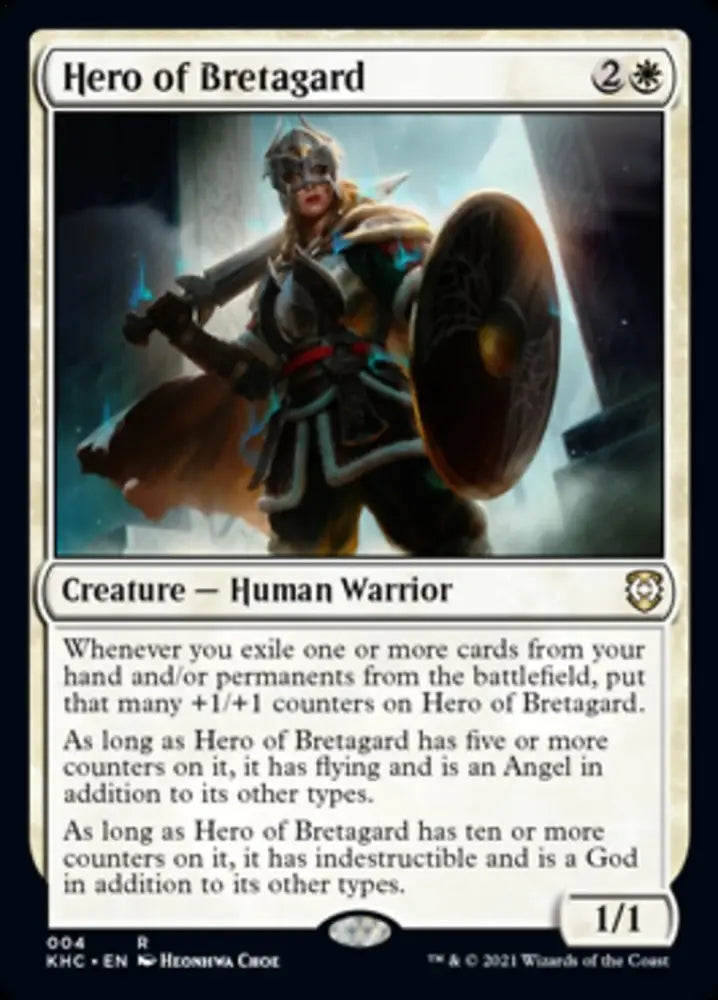 Hero of Bretagard [Kaldheim Commander] - MTG Single
