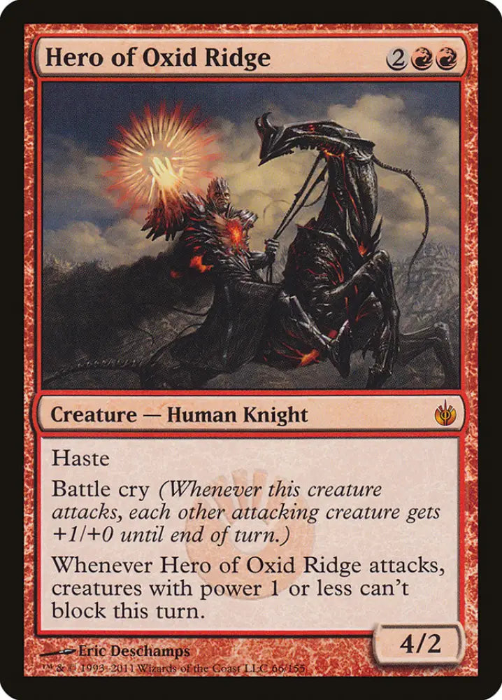 Hero of Oxid Ridge [Mirrodin Besieged] - MTG Single