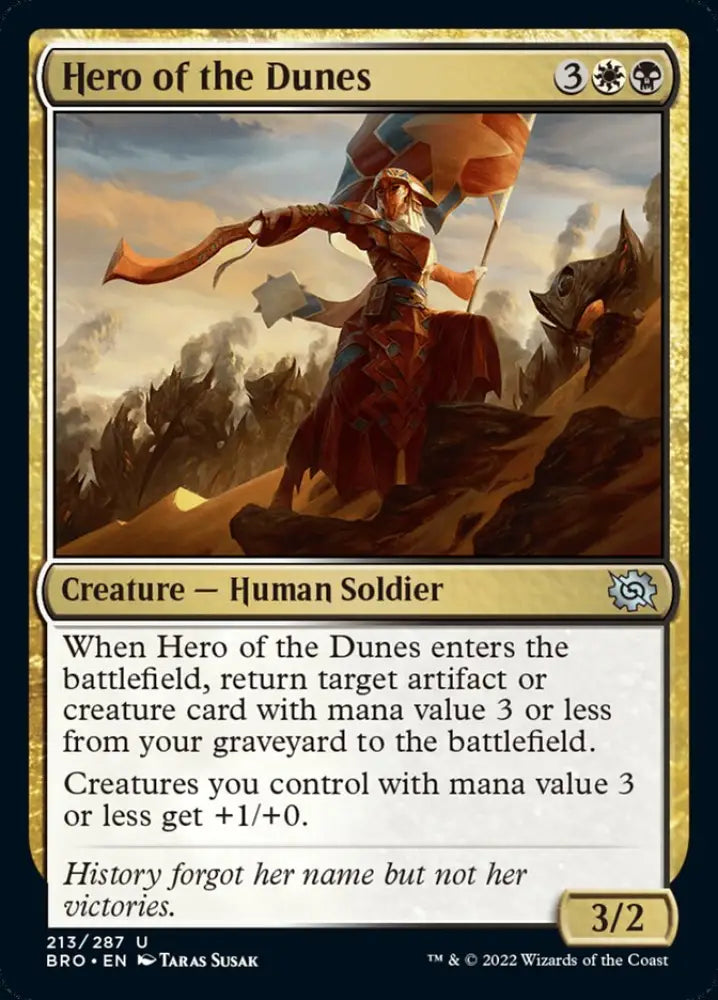 Hero of the Dunes [The Brothers’ War] - MTG Single